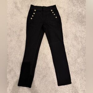 White House Black Market High-Rise Black Pants